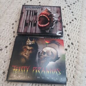 Feisty Piranhas Evil‎ Monkey CD Posthumous Release & The End Lot Bonus DVD Set